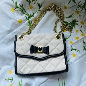 Betsey Johnson Chain Bow Bag